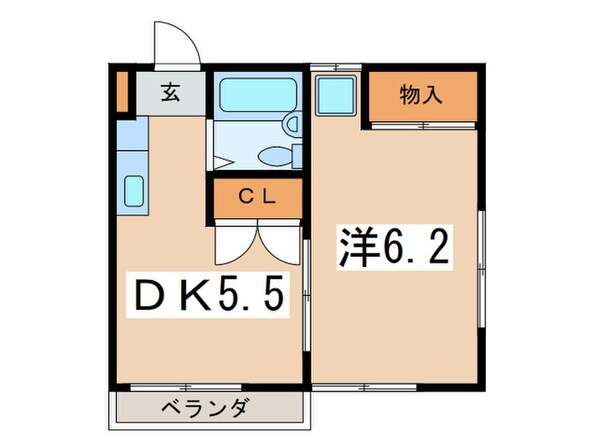 丹羽アパートの物件間取画像